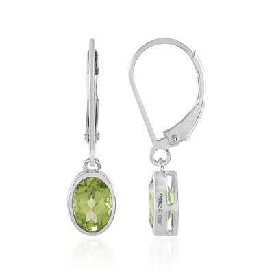 Orecchini in argento con Peridoto