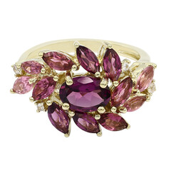 Anello in oro con Rodolite