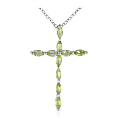 Collana in argento con Peridoto