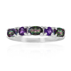 Anello in argento con Quarzo Mistico