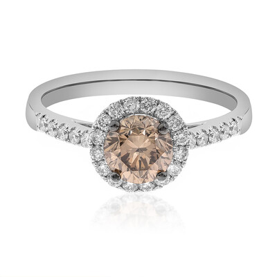 Anello in oro con Diamante Cioccolato SI2 (CIRARI)