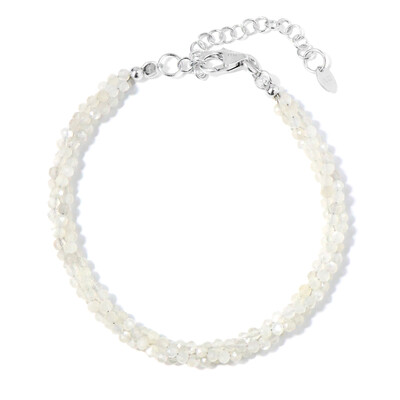 Bracciale in argento con Pietra di Luna Bianca