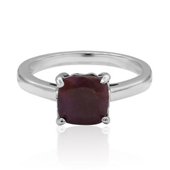 Anello in argento con Rubino