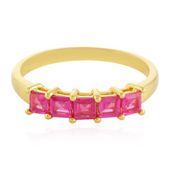 Anello in argento con Zaffiro Rosa del Madagascar