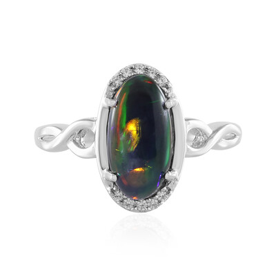 Anello in argento con Opale Mezezo