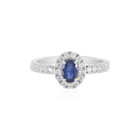 Anello in oro con Zaffiro Blu