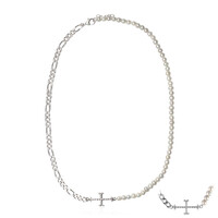 Collana in argento con Perla di Acqua Dolce (TPC)