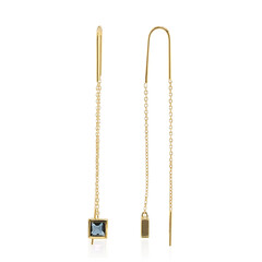 Orecchini in argento con Topazio Blu Londra