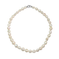 Collana in argento con Perla di Acqua Dolce (TPC)