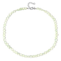 Collana in argento con Prehnite