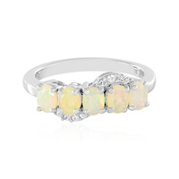 Anello in argento con Opale di Welo