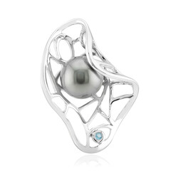 Ciondolo in argento con Perla Tahitiana (TPC)