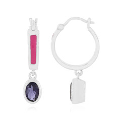 Orecchini in argento con Iolite (Juwelo Bauhaus)