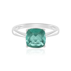 Anello in argento con Fluorite Verde