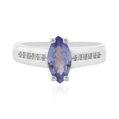 Anello in argento con Tanzanite