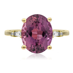 Anello in oro con Tormalina Neon del Congo (CIRARI)
