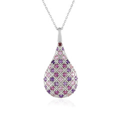 Collana in argento con Rodolite (KM by Juwelo)