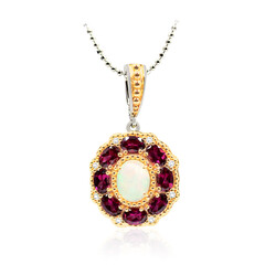 Collana in argento con Opale di Welo (Dallas Prince Designs)