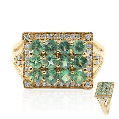 Anello in oro con Alessandrite Brasiliana (CIRARI)