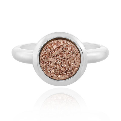 Anello in argento con Agata Glitter Ramata
