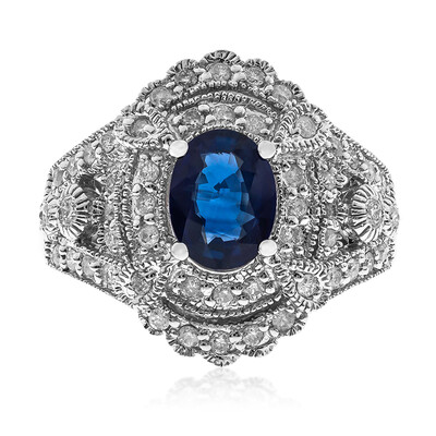 Anello in oro con Zaffiro Ceylon (CIRARI)