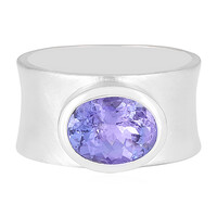 Anello in argento con Tanzanite