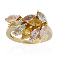 Anello in argento con Quarzo Rosa