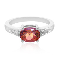 Anello in argento con Topazio Fiore di Loto