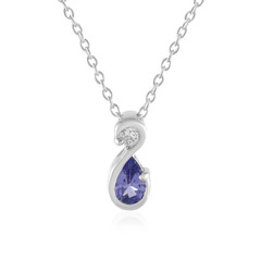 Collana in argento con Tanzanite