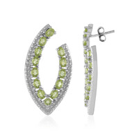 Orecchini in argento con Peridoto