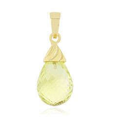 Ciondolo in argento con Quarzo Limone