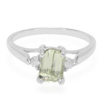 Anello in argento con Kunzite Canarino