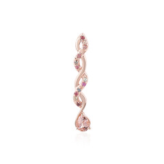 Ciondolo in argento con Tormalina Rosa (SAELOCANA)