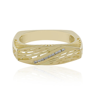 Anello in oro con Diamante I2 (J) (Ornaments by de Melo)
