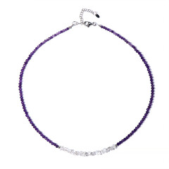 Collana in argento con Ametista