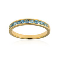 Anello in argento con Acquamarina Santa Maria