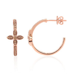 Orecchini in oro con Diamante Rose de France SI1 di Argyle