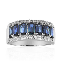 Anello in oro con Zaffiro Ceylon Blu (CIRARI)