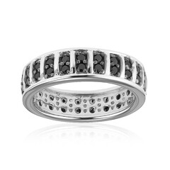 Anello in argento con Spinello Nero