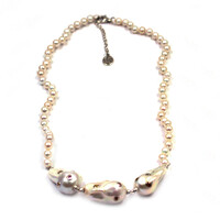 Collana in argento con Perla di Acqua Dolce (Dallas Prince Designs)