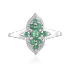 Anello in argento con Smeraldo Zambia
