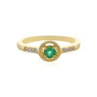 Anello in argento con Smeraldo Russo