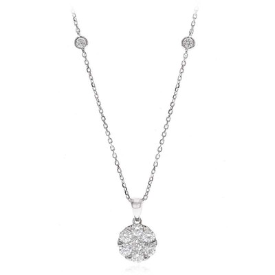 Collana in oro con Diamante I1 (H) (CIRARI)