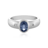 Anello in argento con Zaffiro Blu