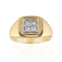 Anello in oro con Diamante IF (D)
