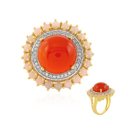Anello in argento con Corniola