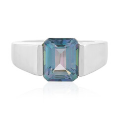 Anello in argento con Quarzo Oceano