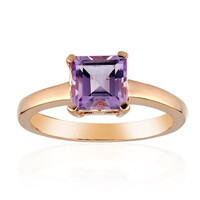 Anello in argento con Ametista Rose de France
