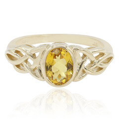 Anello in oro con Eliodoro