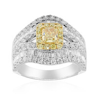 Anello in oro con Diamante Giallo SI2 (CIRARI)